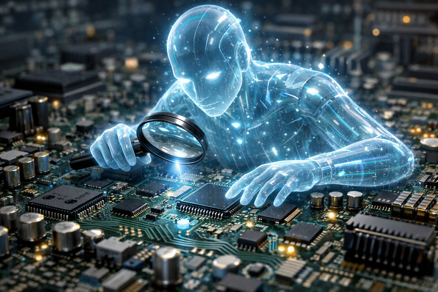 Agentic AI Agent Inspecting Circuit Board
